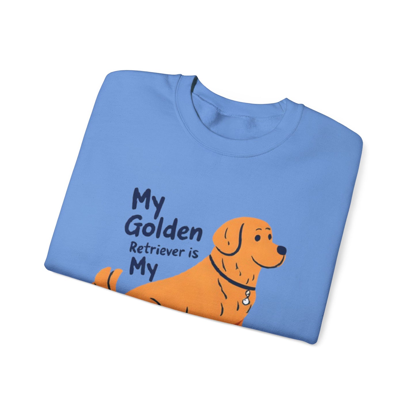 Golden Retriever Unisex Sweatshirt - Cozy Dog Lover Crewneck