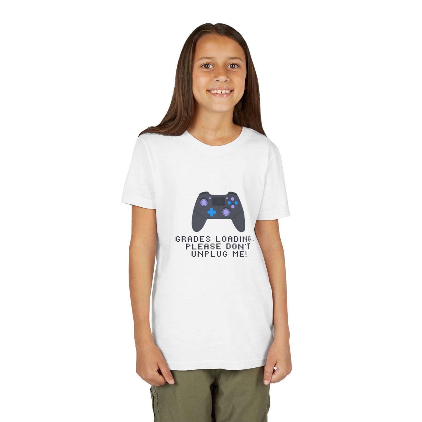 Gaming Grades Youth Tee, Cool Gamer Shirt, Funny Kids T-Shirt, Gift for Gamers, Back to School Tee, Video Game Lover's Apparel