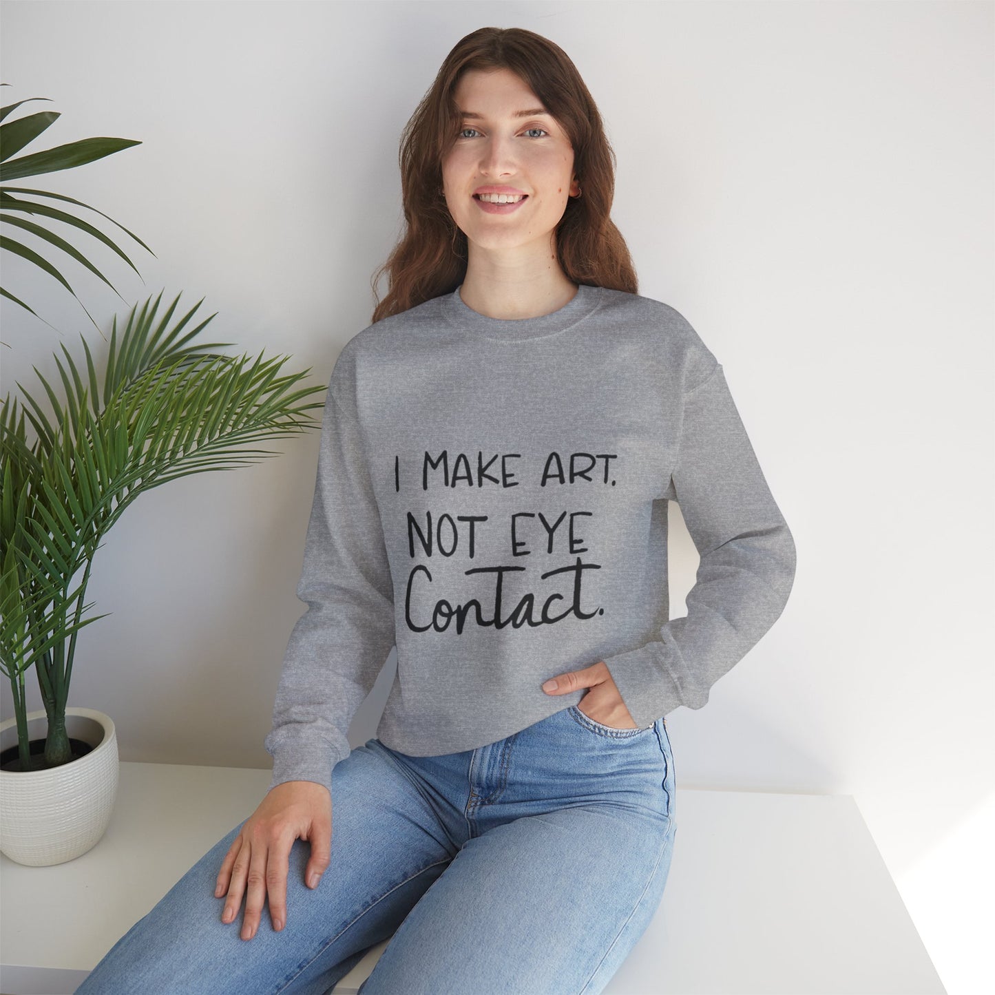 Artistic Unisex Sweatshirt - Perfect for Creatives, Art Lovers, Gifts for Artists, Cozy Fashion, Casual Wear