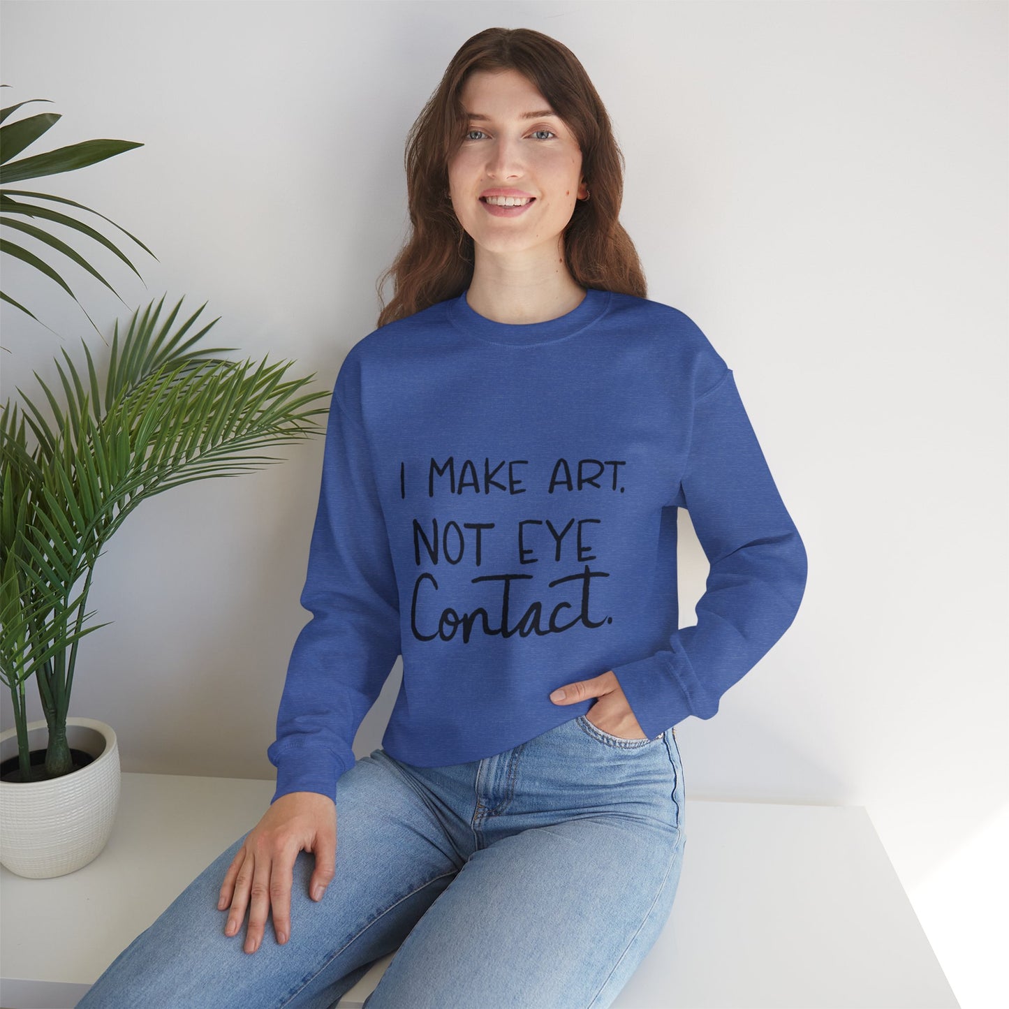 Artistic Unisex Sweatshirt - Perfect for Creatives, Art Lovers, Gifts for Artists, Cozy Fashion, Casual Wear