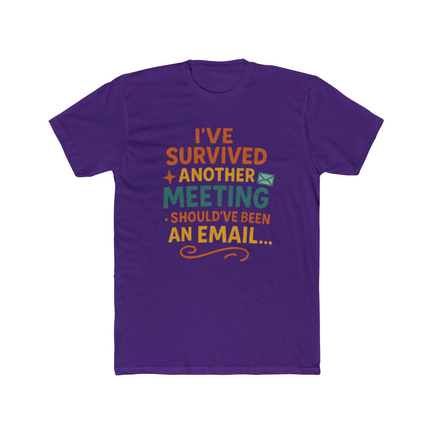 Funny Office Humor T-Shirt, Ideal for Work, Meetings, Casual Wear, Gag Gift for Colleagues, Unisex Cotton Crew Tee