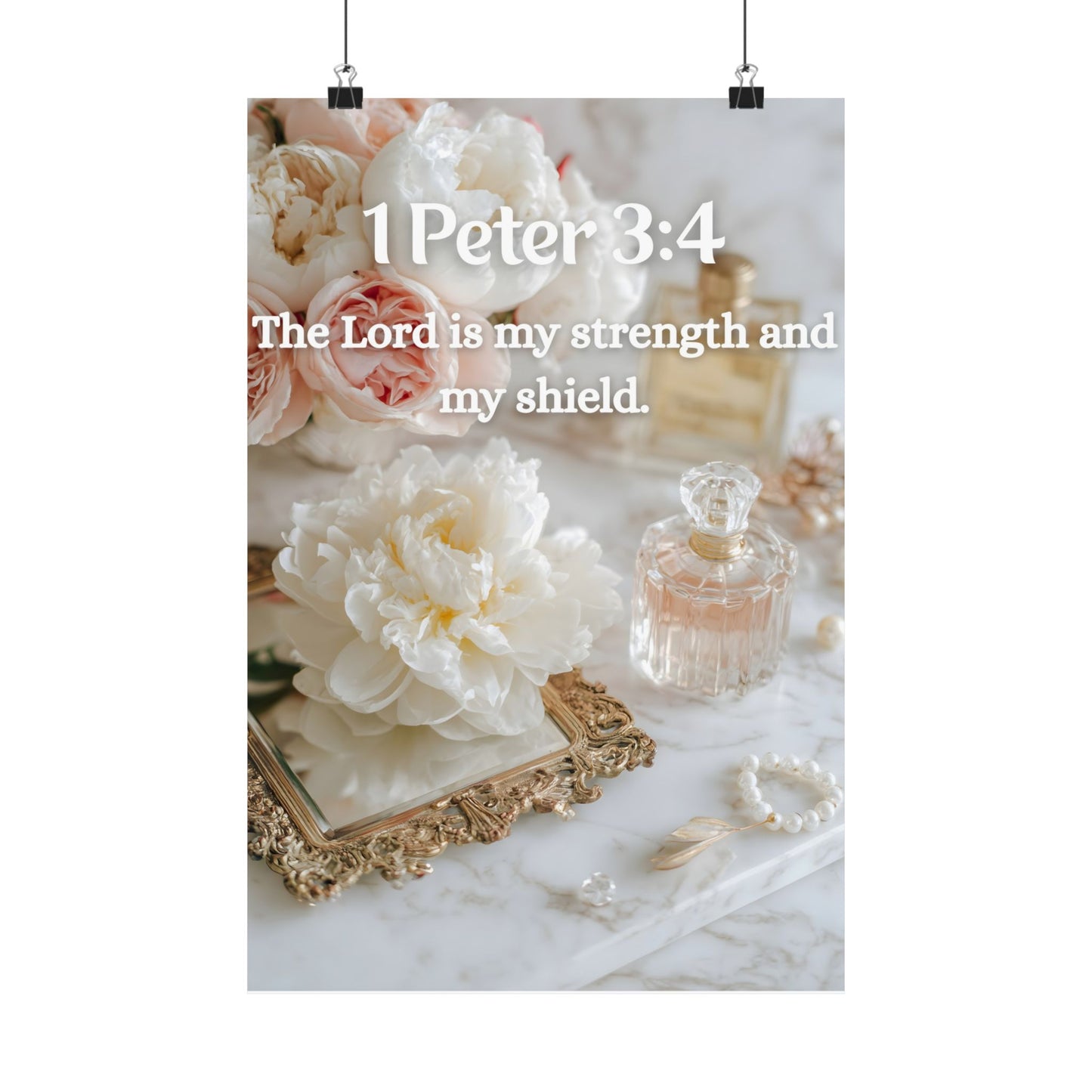 1 Peter 3:4 Inspirational Vertical Wall Art Bible Poster, Home Decor, Christian Wall Art, Bible Verse Decoration, Gift for Faith-Based Friends