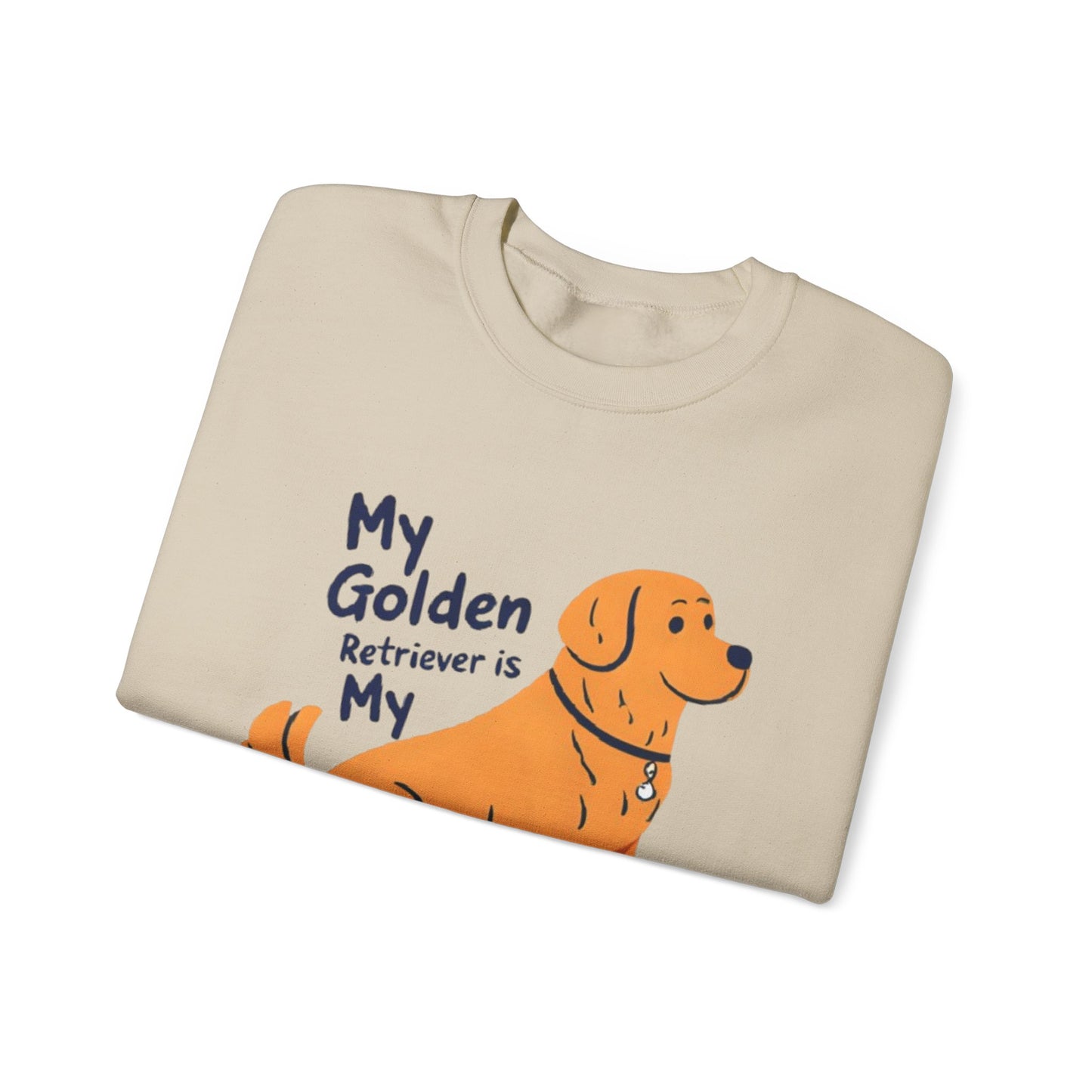 Golden Retriever Unisex Sweatshirt - Cozy Dog Lover Crewneck
