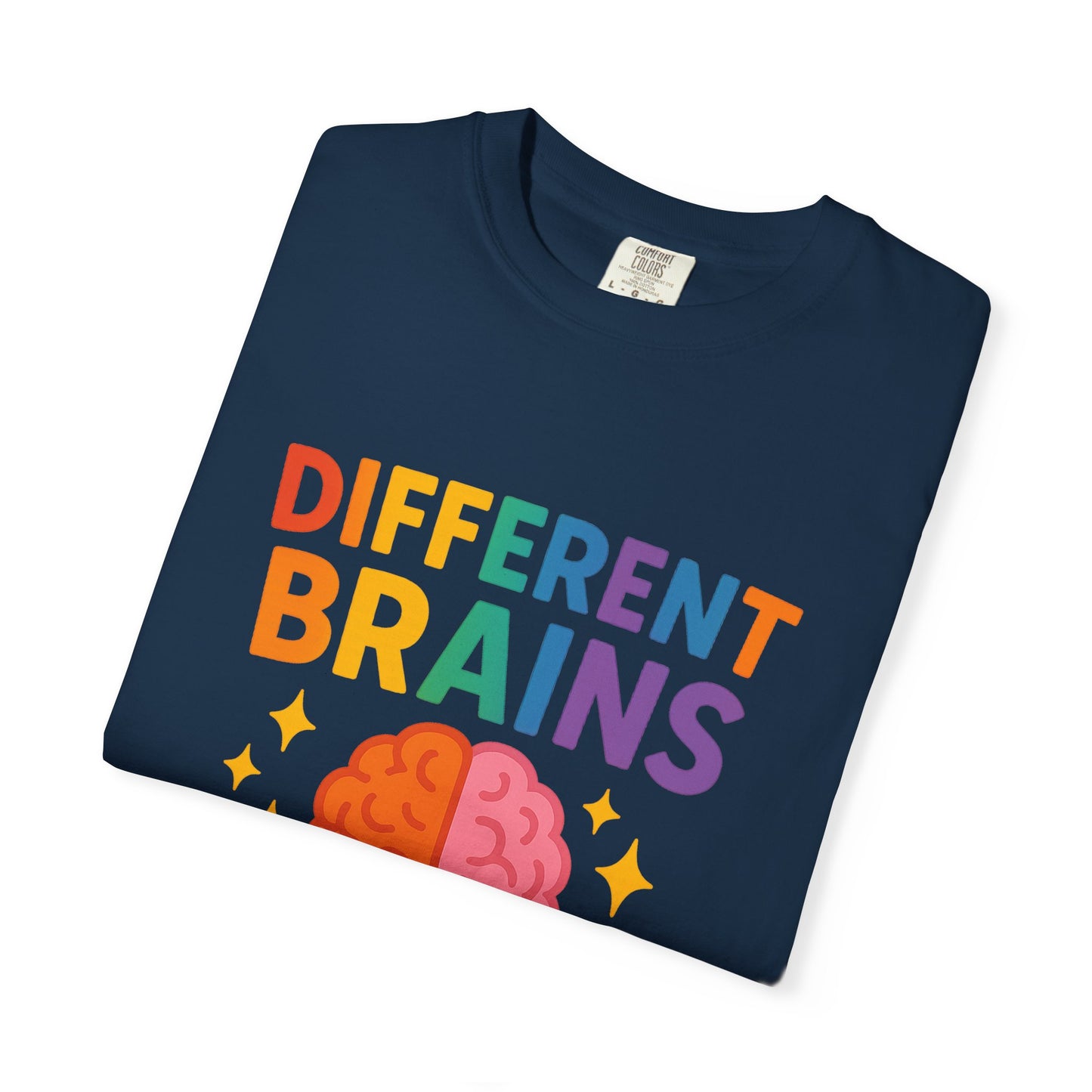 Inclusive Brain Power T-Shirt | Celebrate Diversity, Unisex Tee, Gift for Teachers, Special Education Gift, Brain Awareness, Mental Health