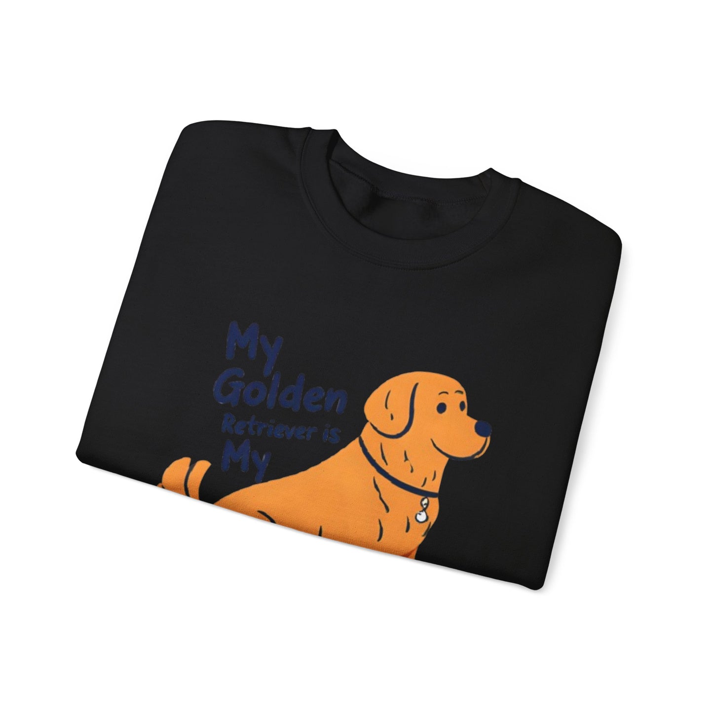 Golden Retriever Unisex Sweatshirt - Cozy Dog Lover Crewneck