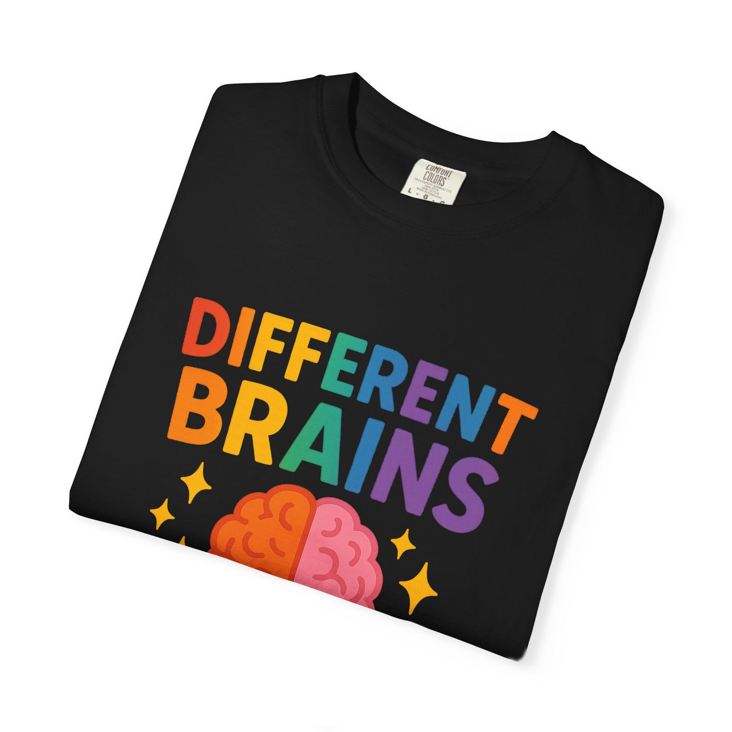 Inclusive Brain Power T-Shirt | Celebrate Diversity, Unisex Tee, Gift for Teachers, Special Education Gift, Brain Awareness, Mental Health