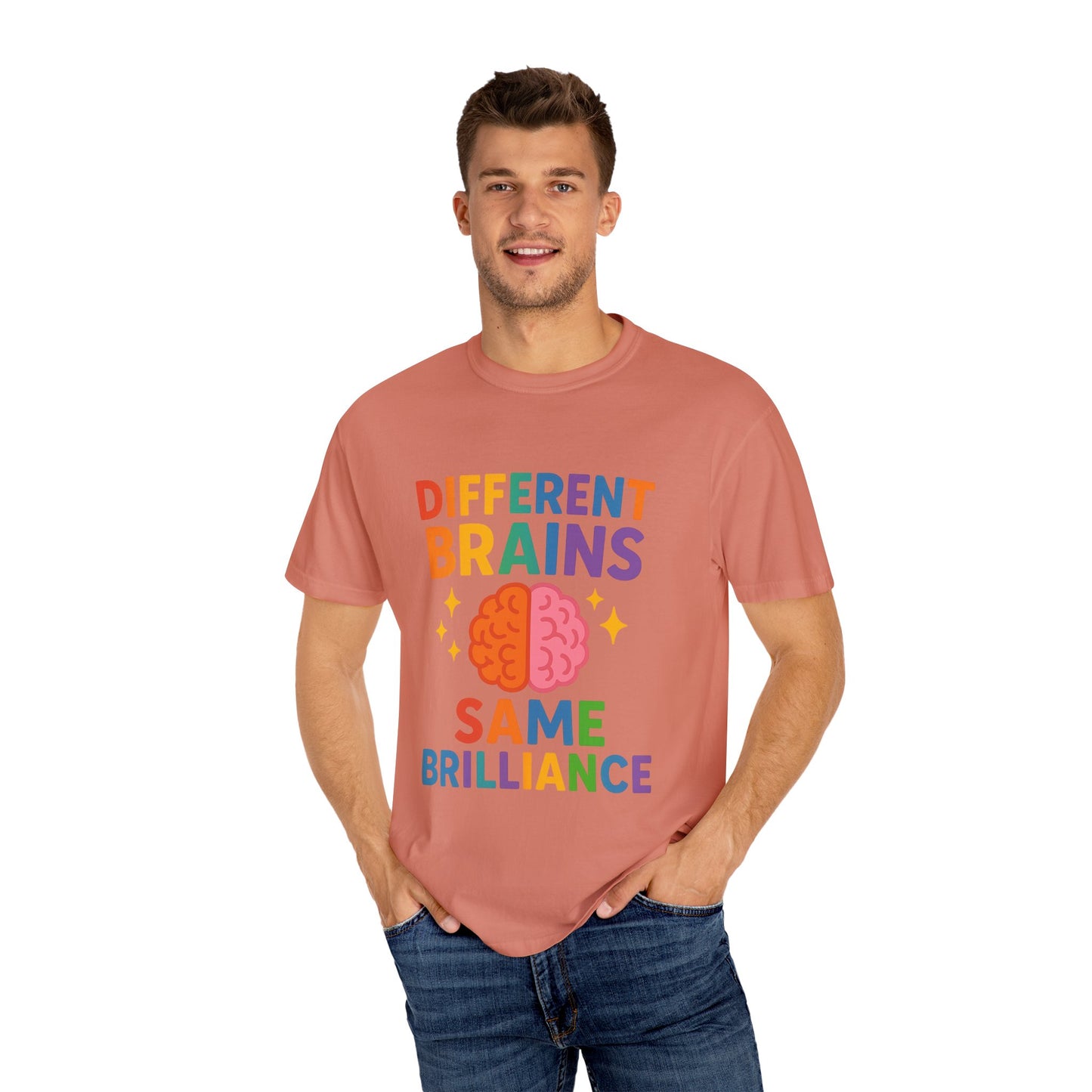 Inclusive Brain Power T-Shirt | Celebrate Diversity, Unisex Tee, Gift for Teachers, Special Education Gift, Brain Awareness, Mental Health