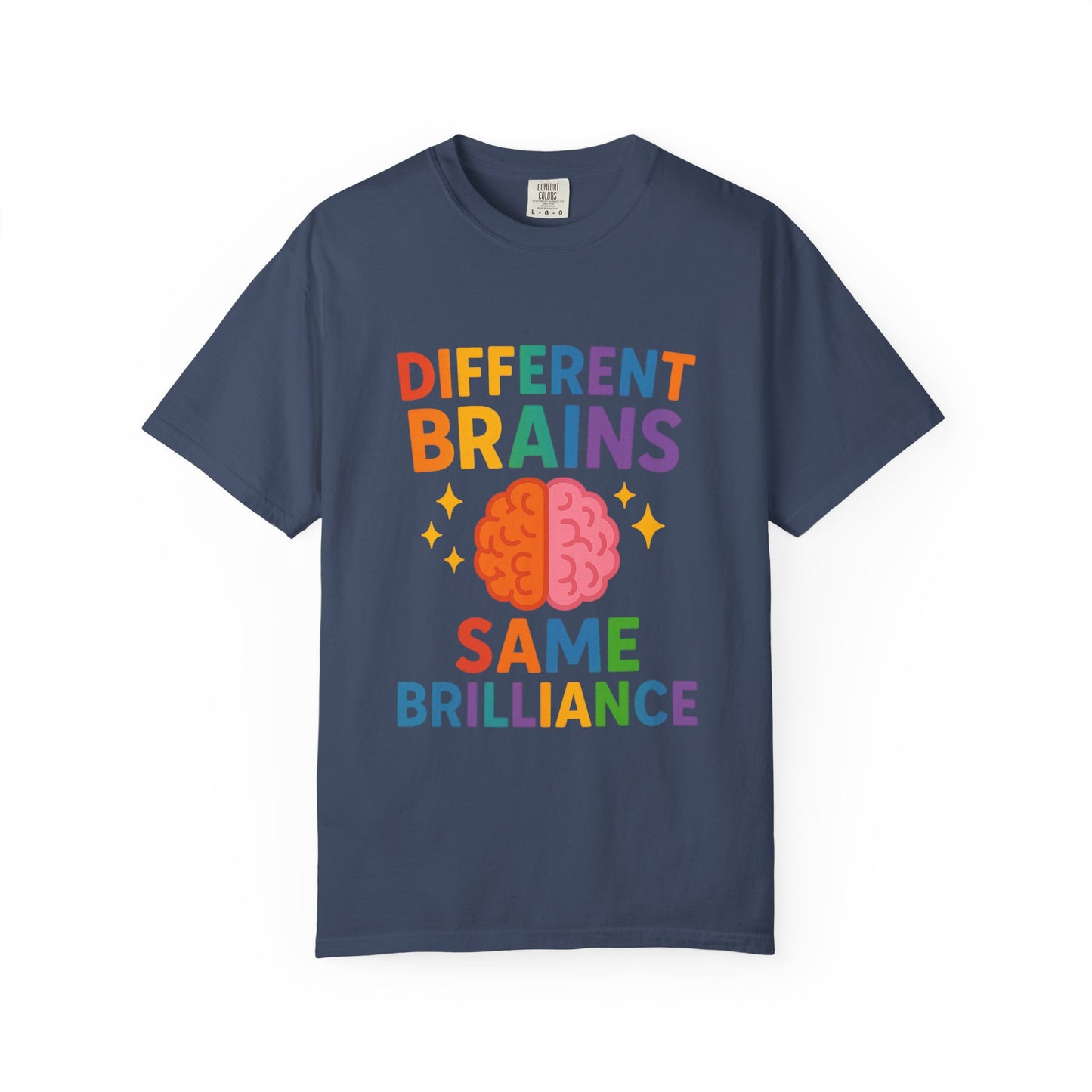 Inclusive Brain Power T-Shirt | Celebrate Diversity, Unisex Tee, Gift for Teachers, Special Education Gift, Brain Awareness, Mental Health