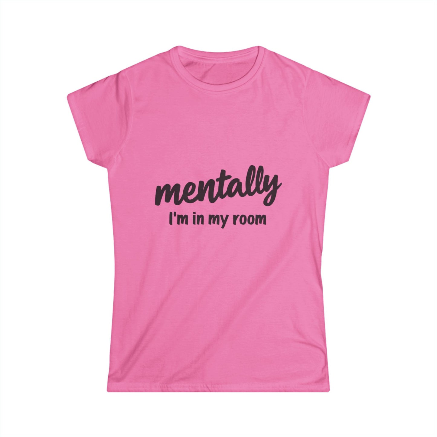 Mental Health Softstyle Tee - Perfect for Self-Care Days, Casual Wear, Gifts for Friends, Lounge Wear, Mental Wellness Apparel