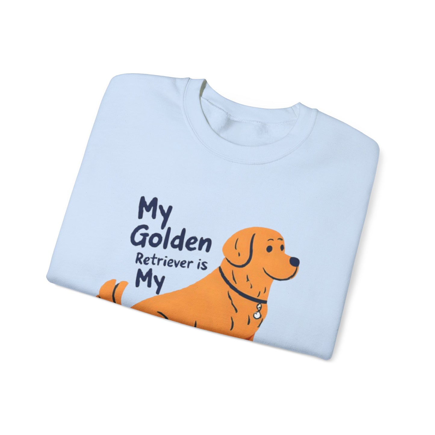 Golden Retriever Unisex Sweatshirt - Cozy Dog Lover Crewneck