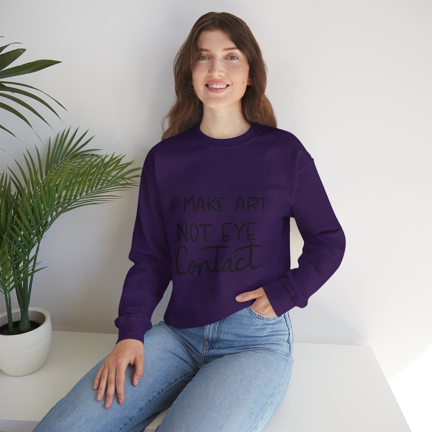 Artistic Unisex Sweatshirt - Perfect for Creatives, Art Lovers, Gifts for Artists, Cozy Fashion, Casual Wear
