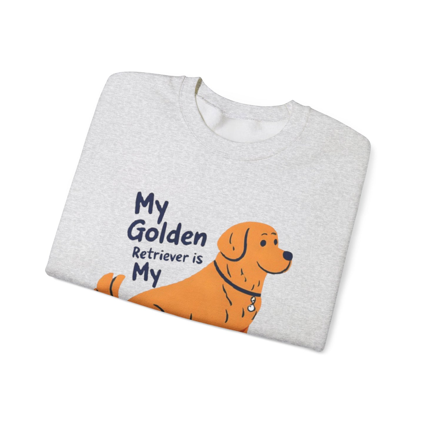 Golden Retriever Unisex Sweatshirt - Cozy Dog Lover Crewneck