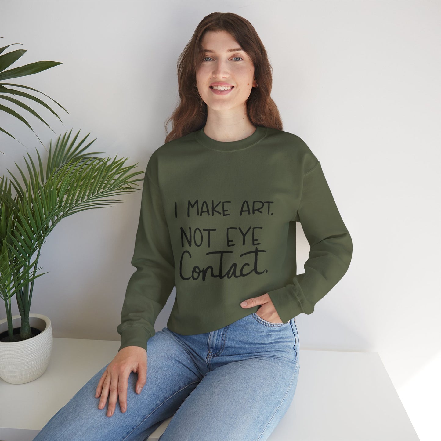 Artistic Unisex Sweatshirt - Perfect for Creatives, Art Lovers, Gifts for Artists, Cozy Fashion, Casual Wear