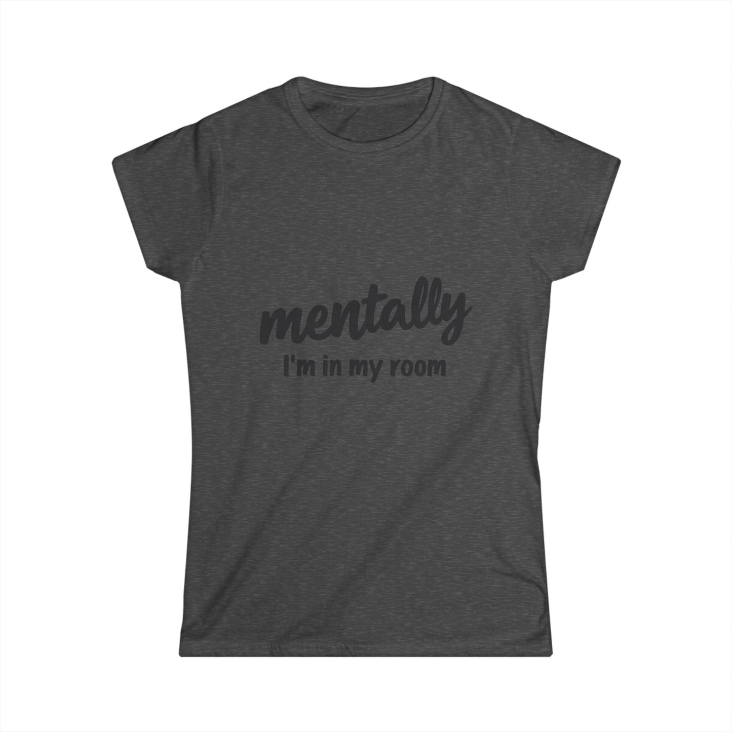 Mental Health Softstyle Tee - Perfect for Self-Care Days, Casual Wear, Gifts for Friends, Lounge Wear, Mental Wellness Apparel