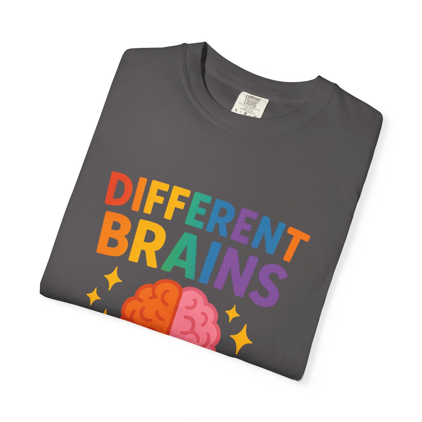 Inclusive Brain Power T-Shirt | Celebrate Diversity, Unisex Tee, Gift for Teachers, Special Education Gift, Brain Awareness, Mental Health