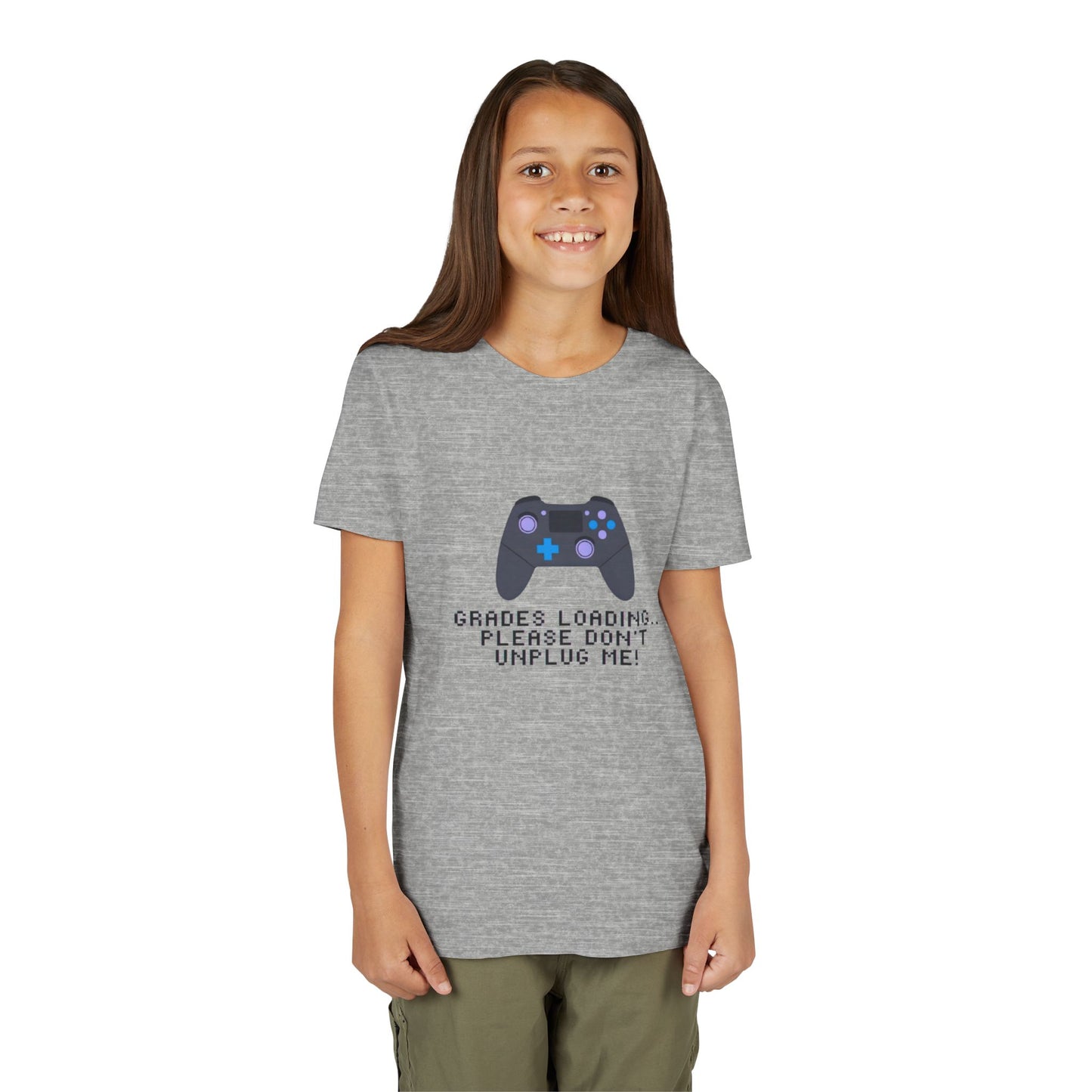 Gaming Grades Youth Tee, Cool Gamer Shirt, Funny Kids T-Shirt, Gift for Gamers, Back to School Tee, Video Game Lover's Apparel