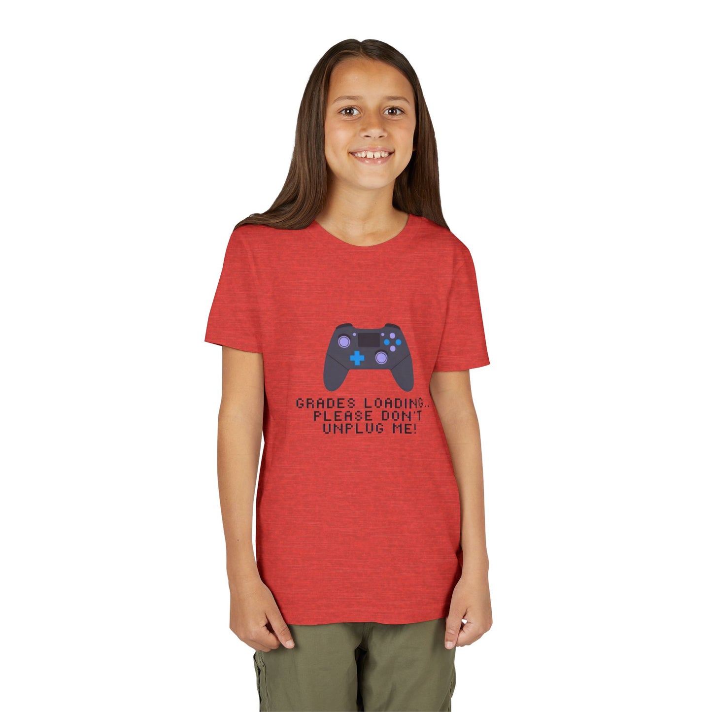 Gaming Grades Youth Tee, Cool Gamer Shirt, Funny Kids T-Shirt, Gift for Gamers, Back to School Tee, Video Game Lover's Apparel