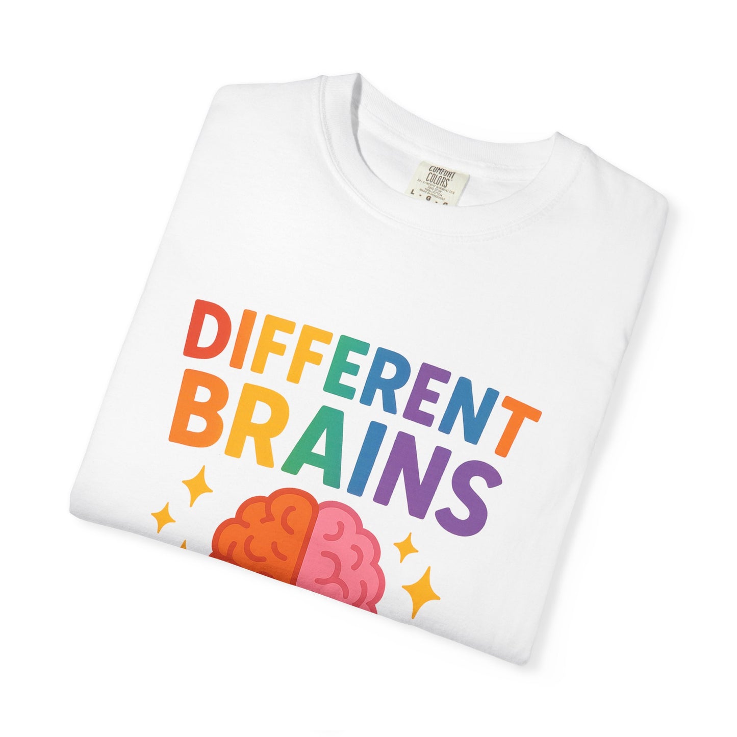 Inclusive Brain Power T-Shirt | Celebrate Diversity, Unisex Tee, Gift for Teachers, Special Education Gift, Brain Awareness, Mental Health