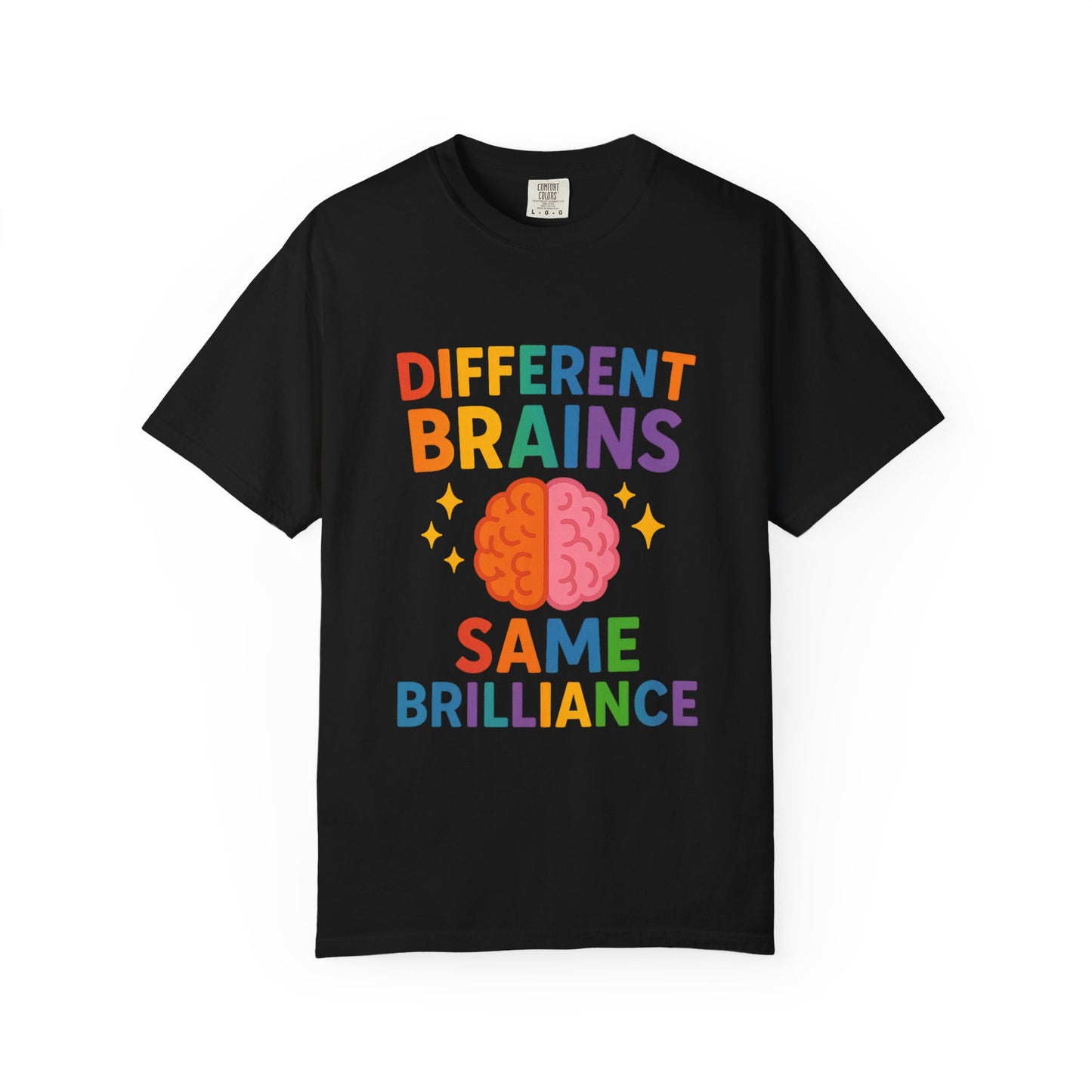 Inclusive Brain Power T-Shirt | Celebrate Diversity, Unisex Tee, Gift for Teachers, Special Education Gift, Brain Awareness, Mental Health