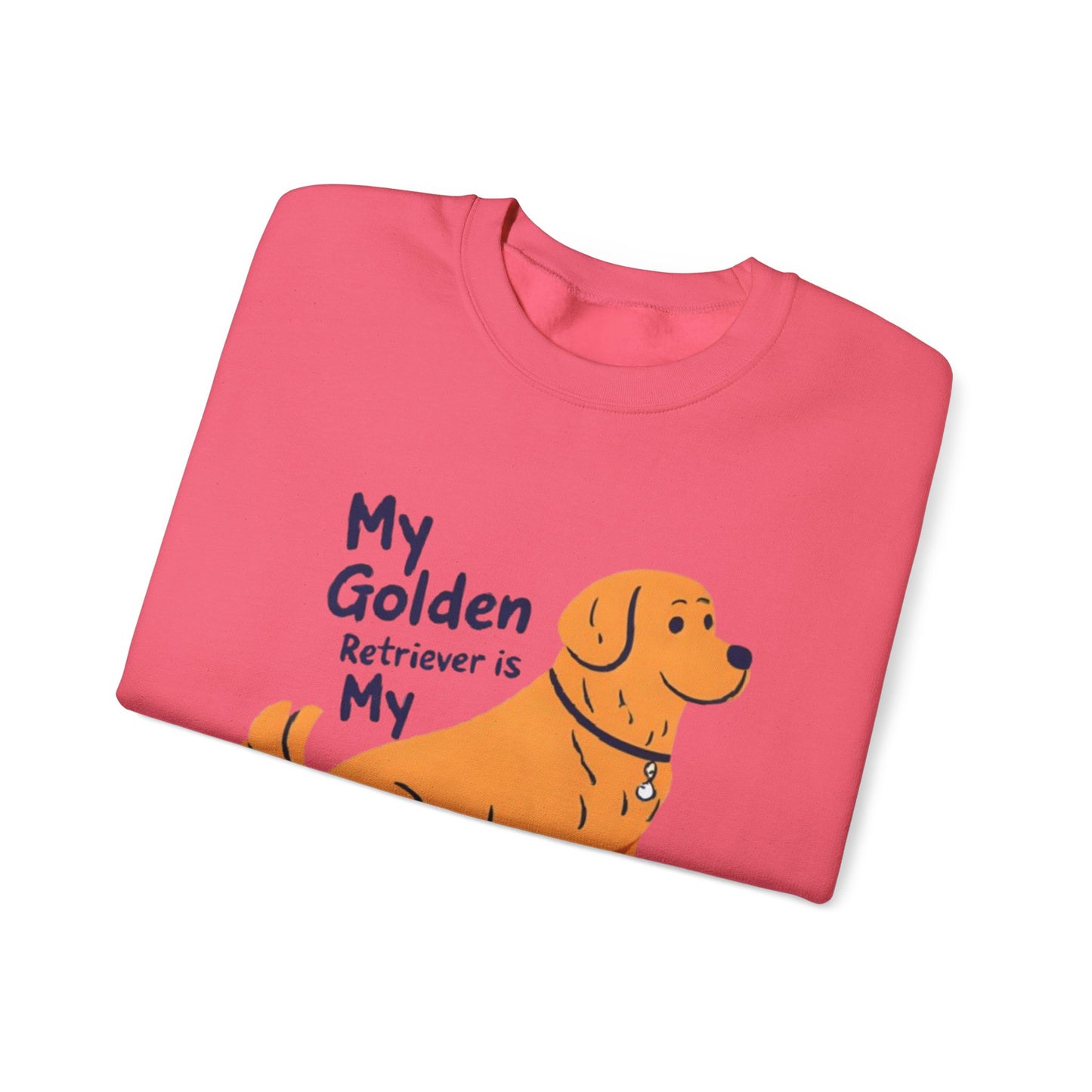 Golden Retriever Unisex Sweatshirt - Cozy Dog Lover Crewneck