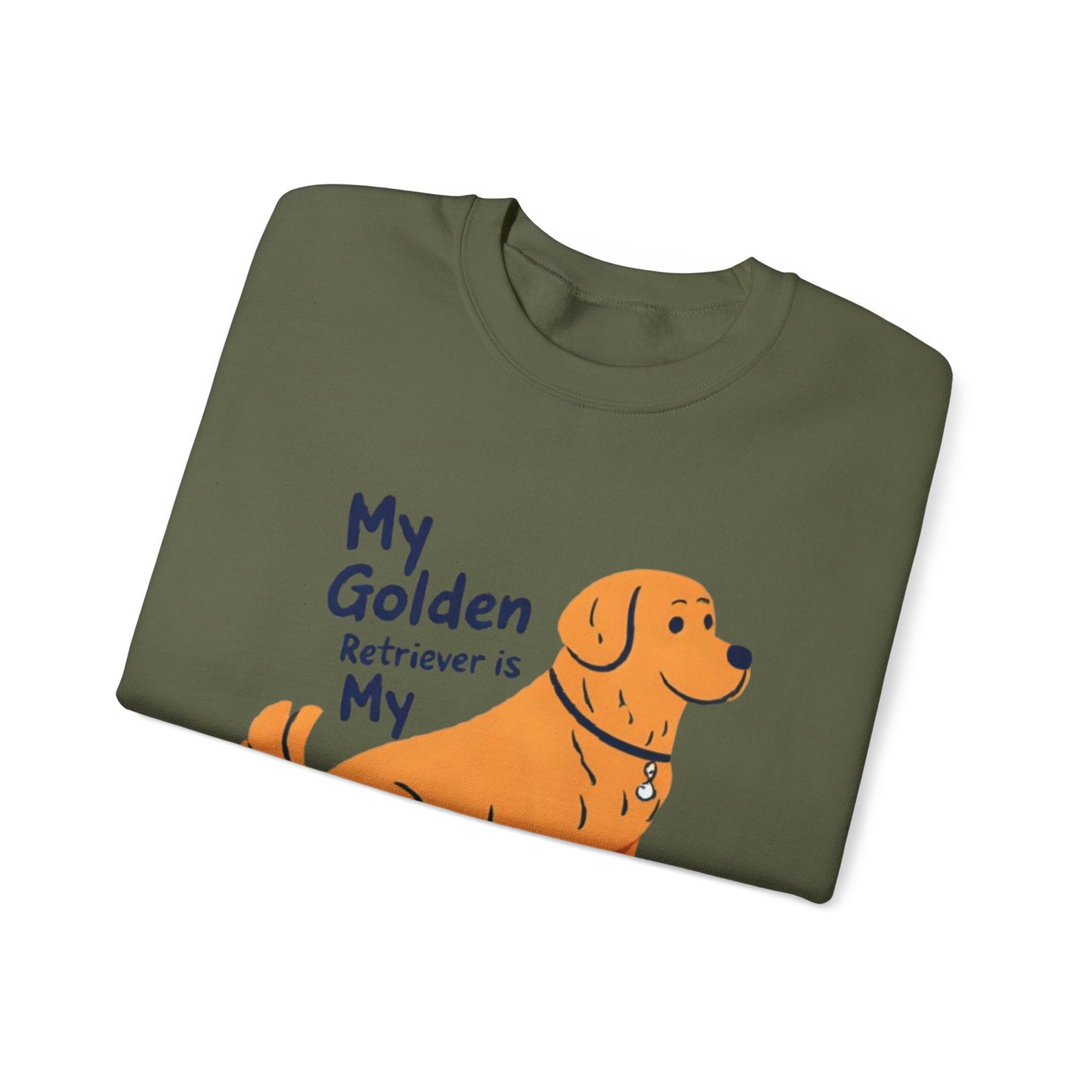Golden Retriever Unisex Sweatshirt - Cozy Dog Lover Crewneck