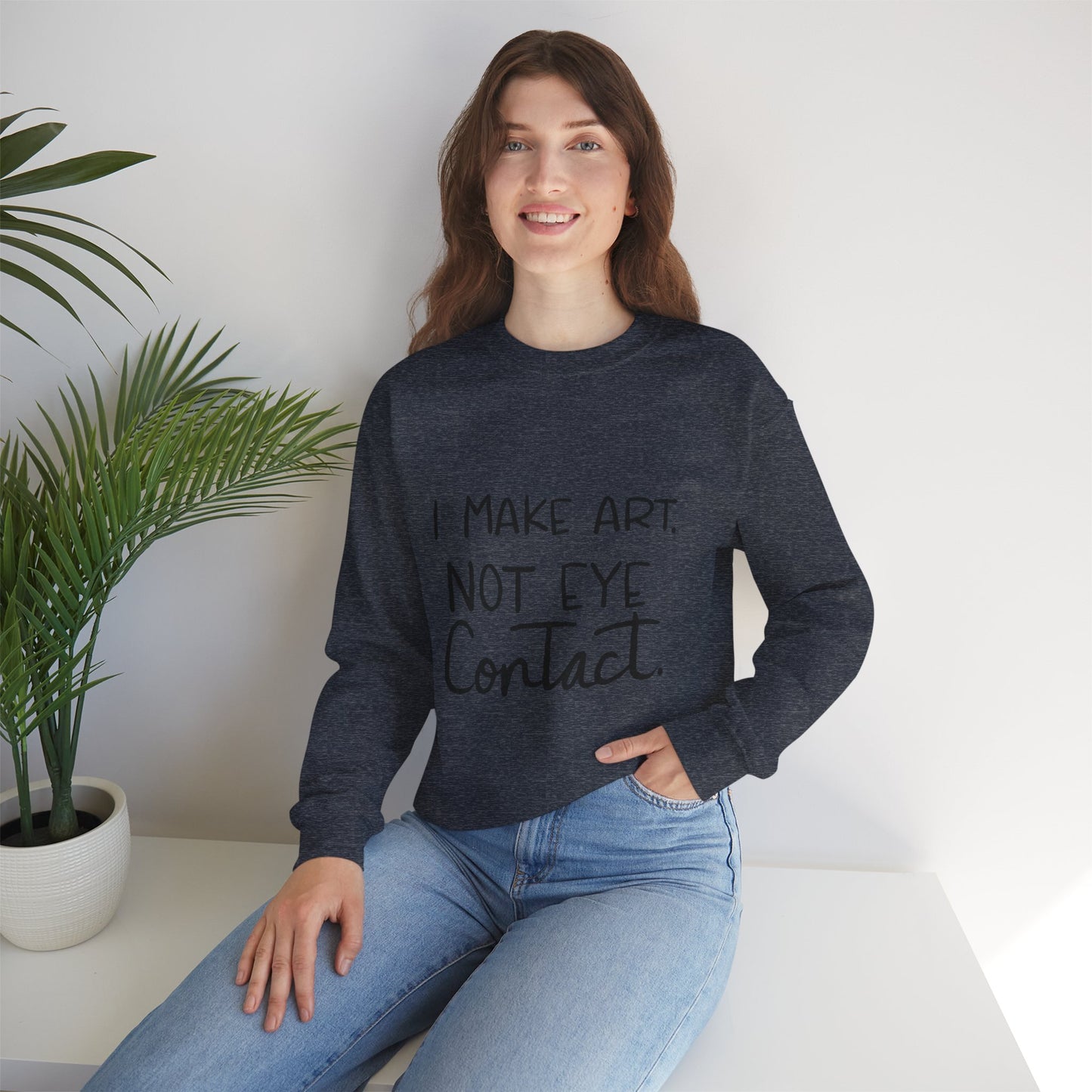 Artistic Unisex Sweatshirt - Perfect for Creatives, Art Lovers, Gifts for Artists, Cozy Fashion, Casual Wear