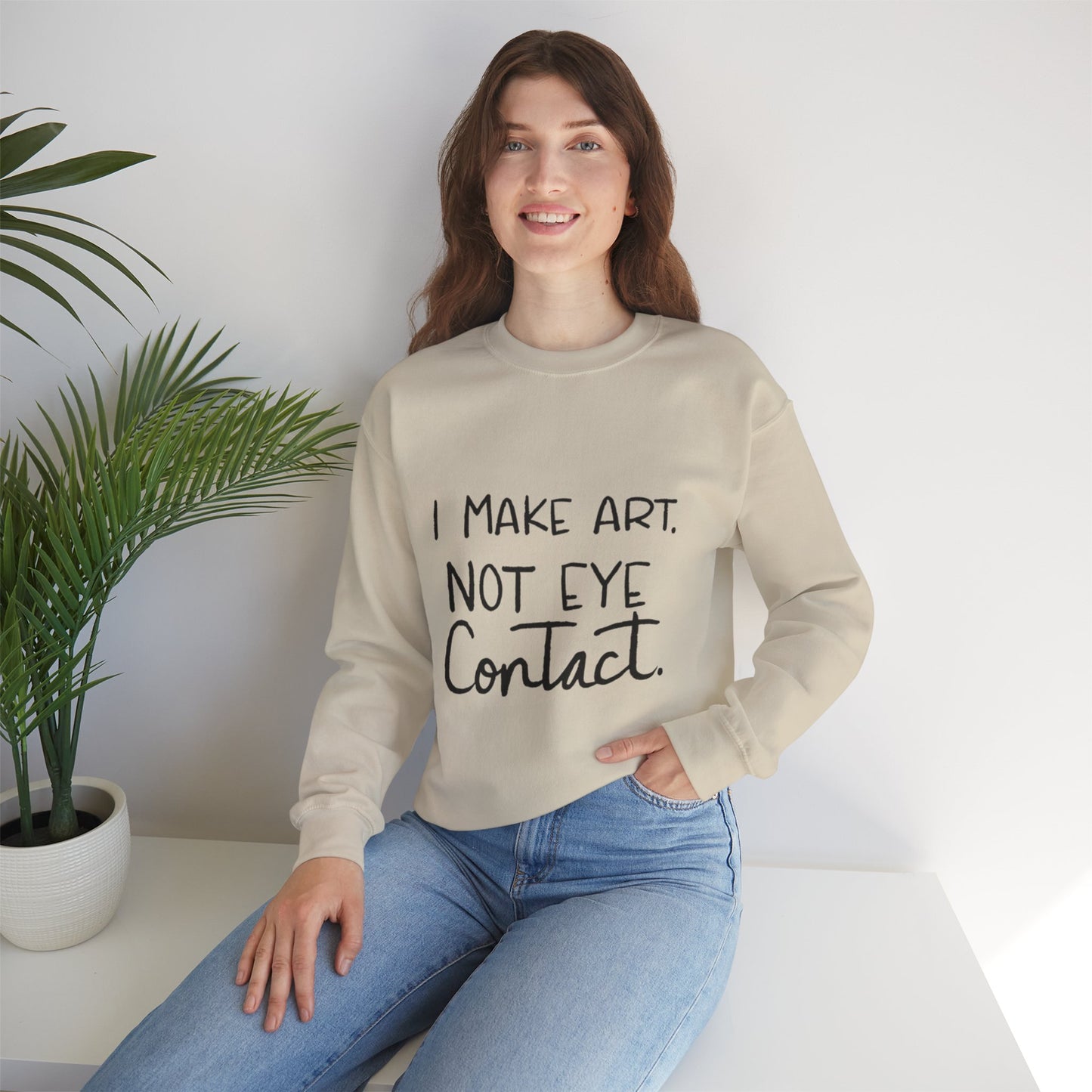 Artistic Unisex Sweatshirt - Perfect for Creatives, Art Lovers, Gifts for Artists, Cozy Fashion, Casual Wear