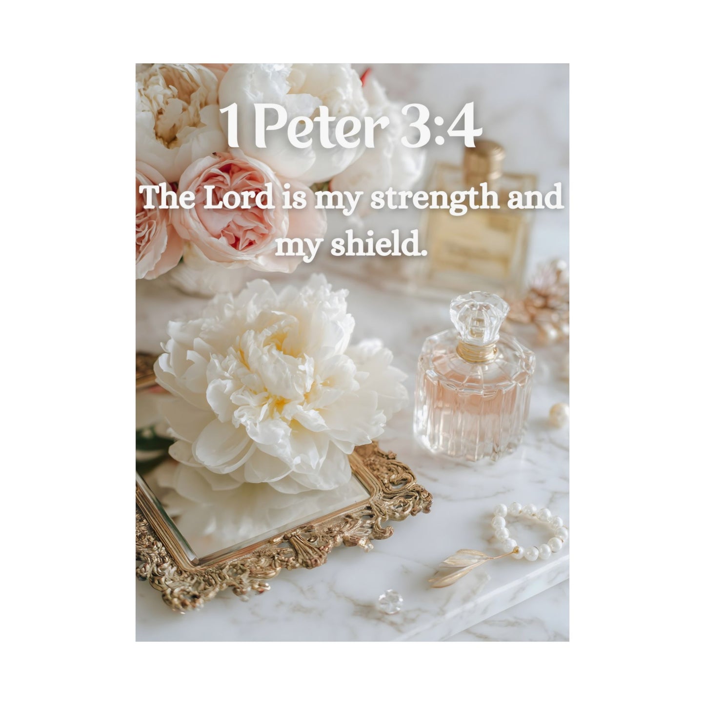 1 Peter 3:4 Inspirational Vertical Wall Art Bible Poster, Home Decor, Christian Wall Art, Bible Verse Decoration, Gift for Faith-Based Friends