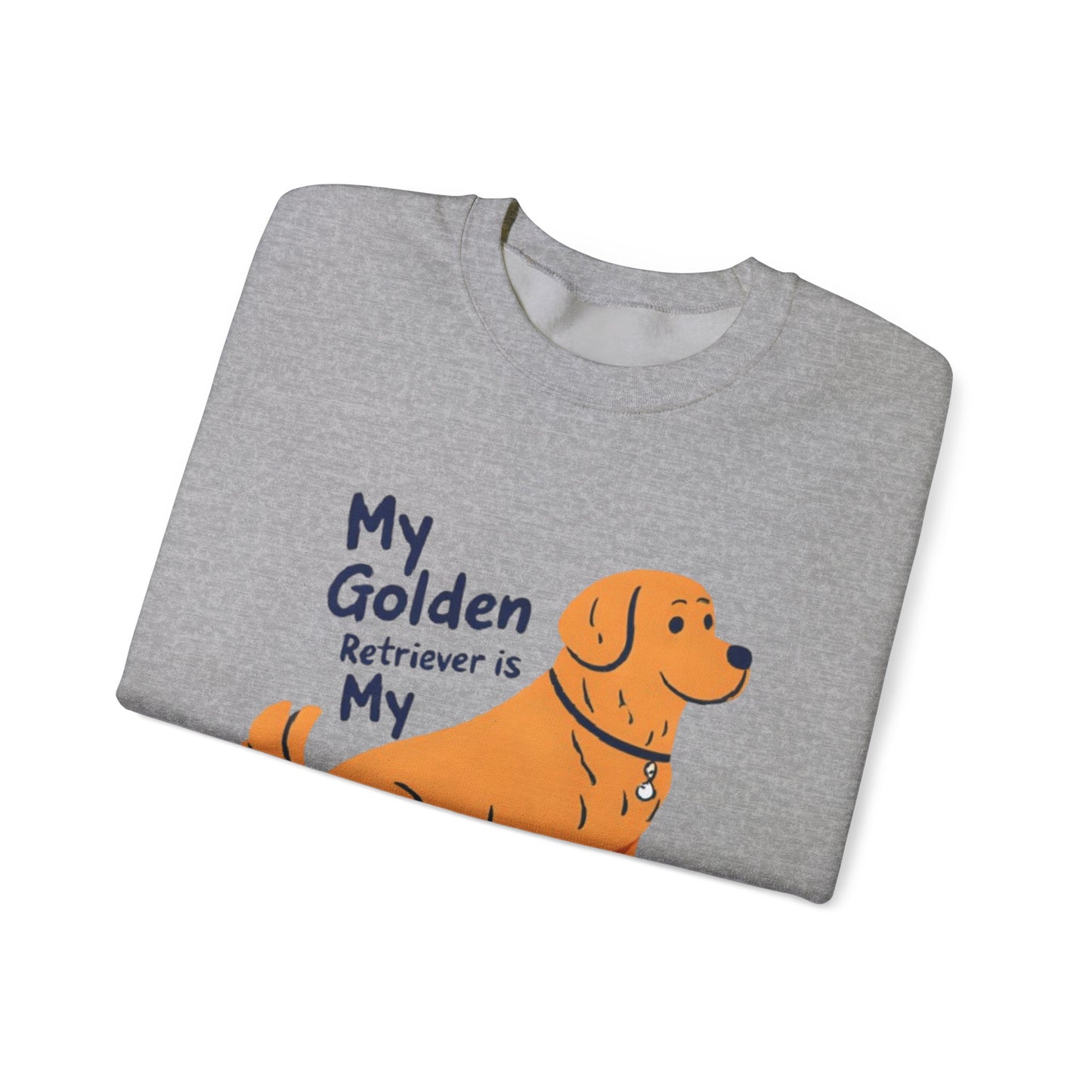 Golden Retriever Unisex Sweatshirt - Cozy Dog Lover Crewneck