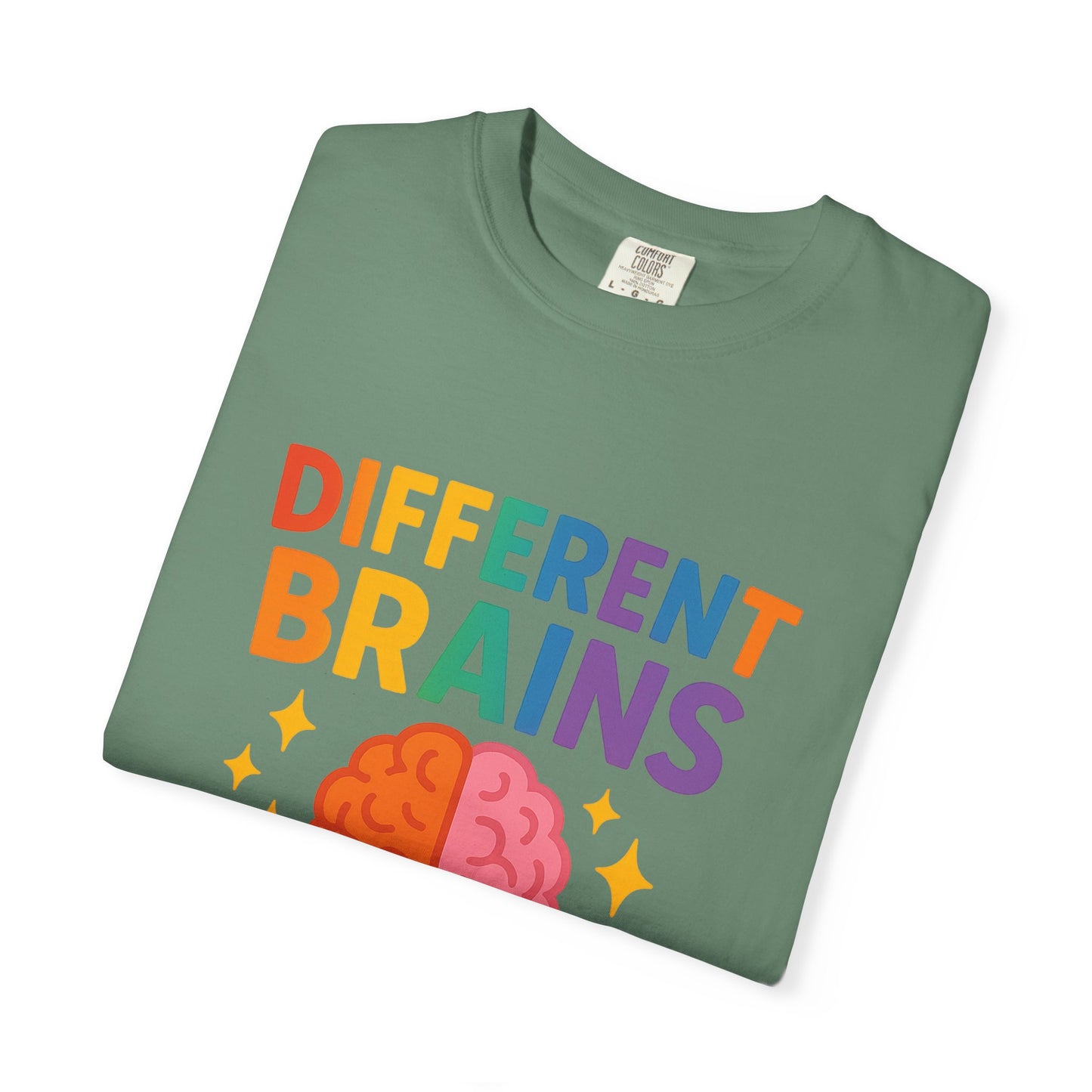 Inclusive Brain Power T-Shirt | Celebrate Diversity, Unisex Tee, Gift for Teachers, Special Education Gift, Brain Awareness, Mental Health