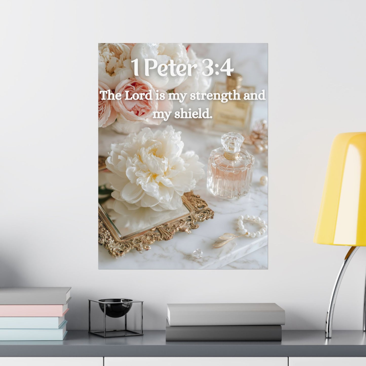 1 Peter 3:4 Inspirational Vertical Wall Art Bible Poster, Home Decor, Christian Wall Art, Bible Verse Decoration, Gift for Faith-Based Friends