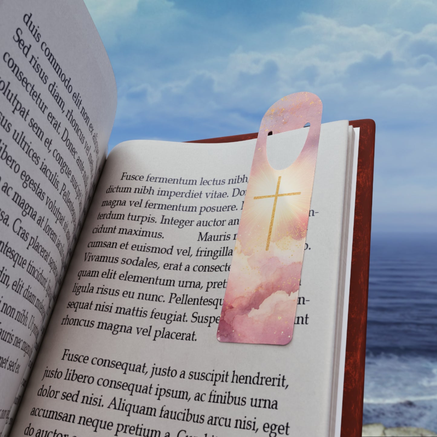 Elegant Christian Bookmark, Spiritual Gift, Bible Accessory, Religious Decor, Ideal for Graduation, Christmas, Confirmation