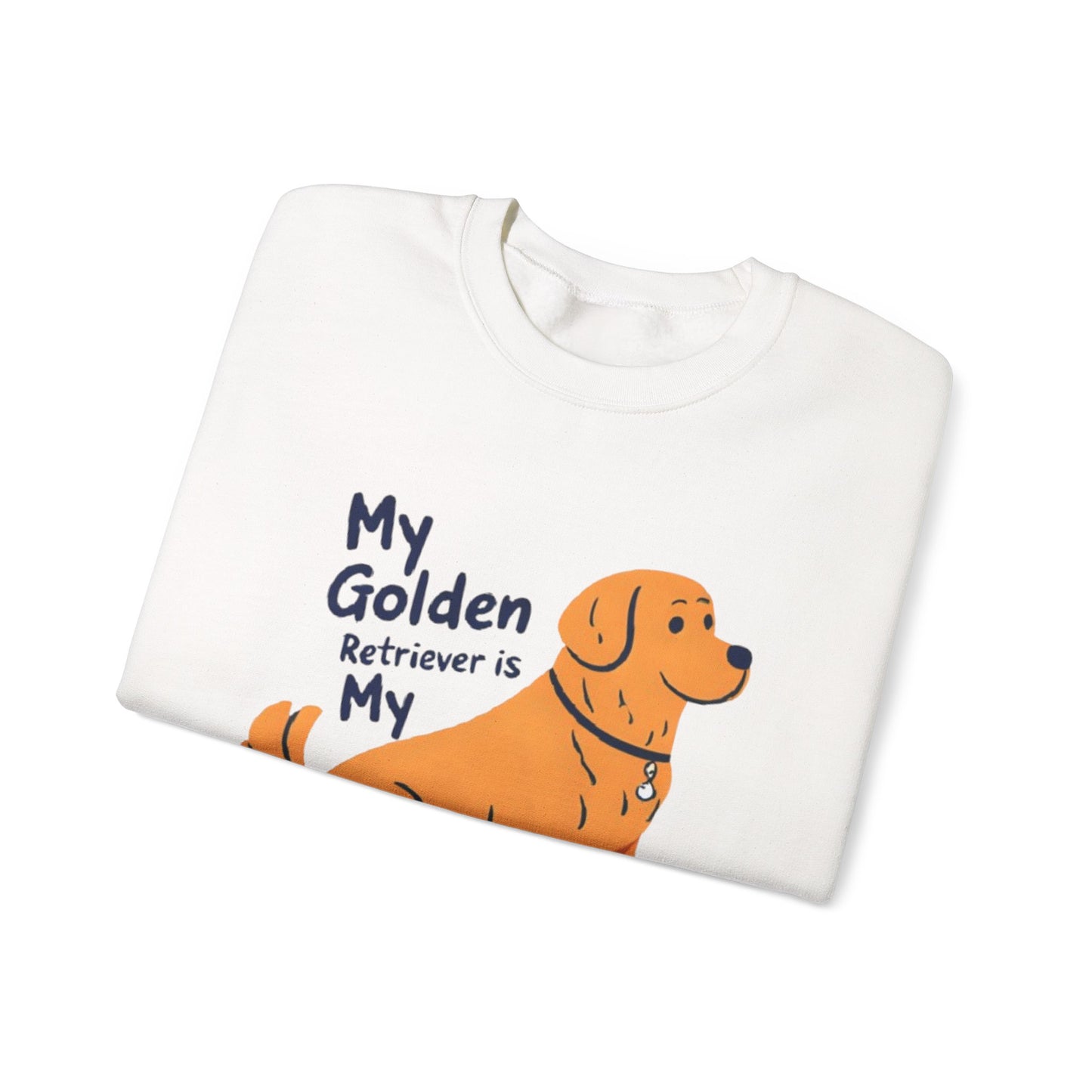 Golden Retriever Unisex Sweatshirt - Cozy Dog Lover Crewneck