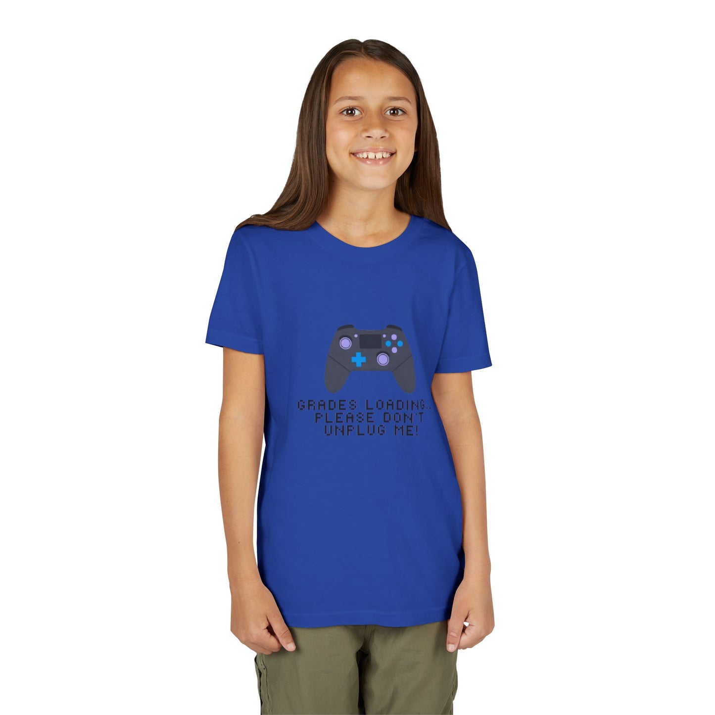 Gaming Grades Youth Tee, Cool Gamer Shirt, Funny Kids T-Shirt, Gift for Gamers, Back to School Tee, Video Game Lover's Apparel