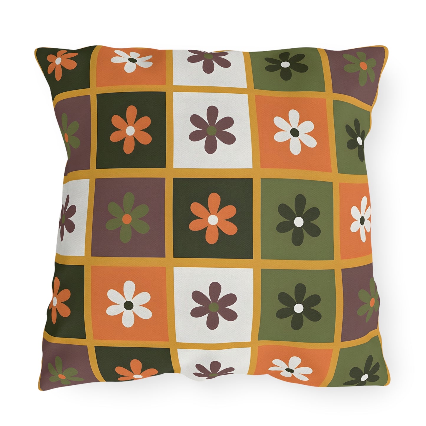 Cozy Outdoor Fall Pillows, Decorative Garden Cushions, Fall Home Decor, Patio Accessories, Seasonal Outdoor Living, Vibrant Floral Patterns