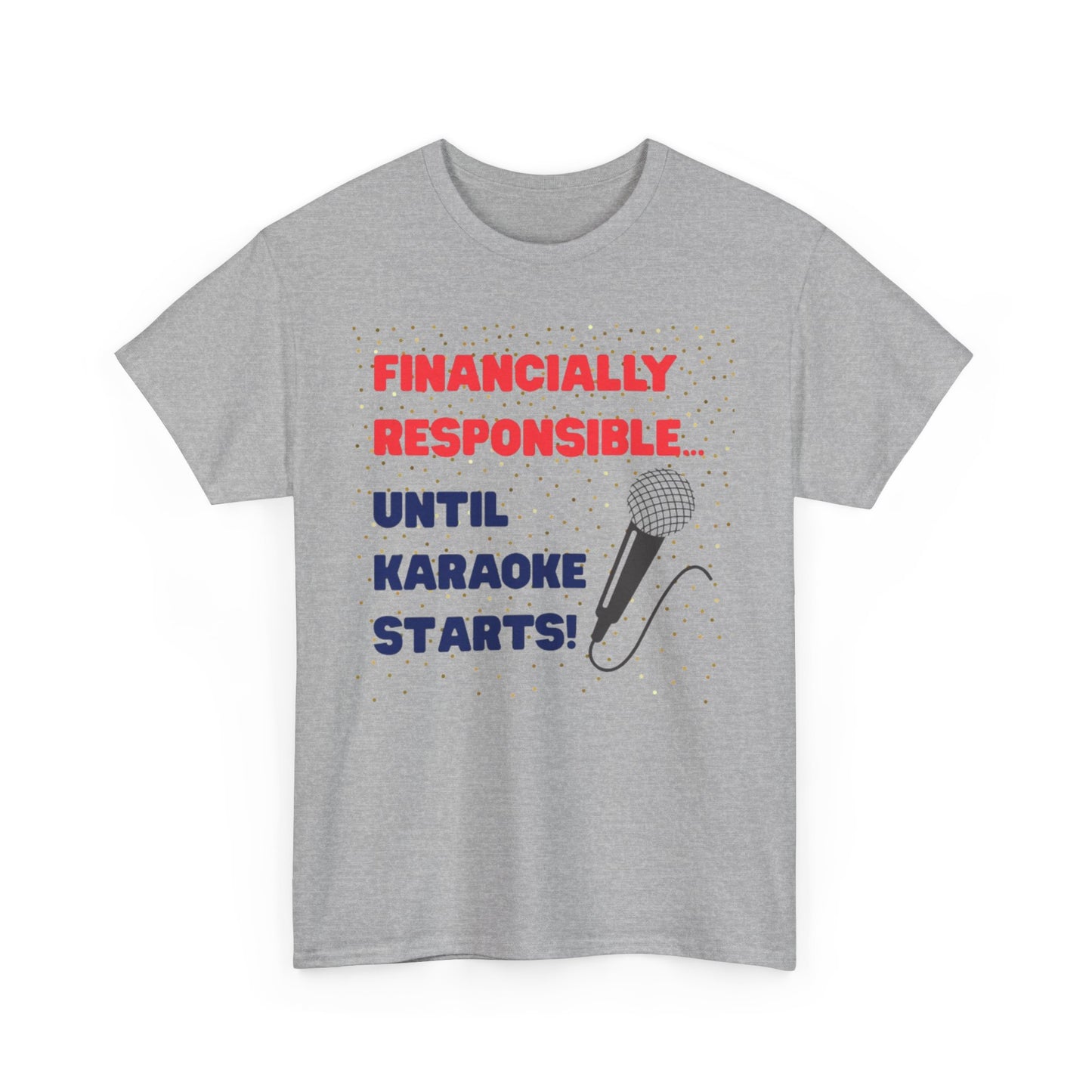 Unisex Karaoke Tee, Funny Karaoke Shirt, Party T-Shirt, Music Lover Gift, Gifts for Singers