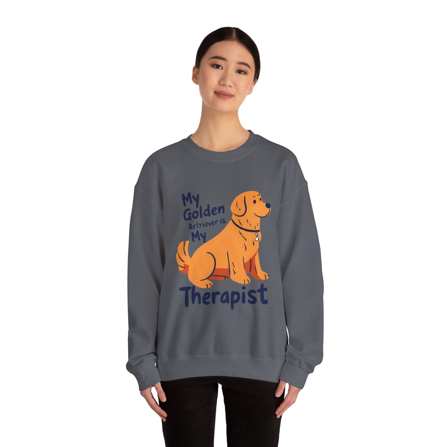 Golden Retriever Unisex Sweatshirt - Cozy Dog Lover Crewneck