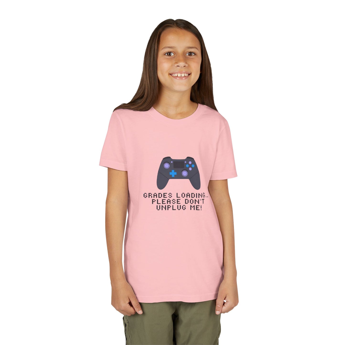 Gaming Grades Youth Tee, Cool Gamer Shirt, Funny Kids T-Shirt, Gift for Gamers, Back to School Tee, Video Game Lover's Apparel