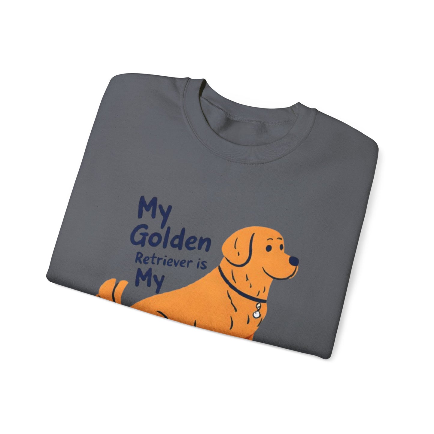 Golden Retriever Unisex Sweatshirt - Cozy Dog Lover Crewneck