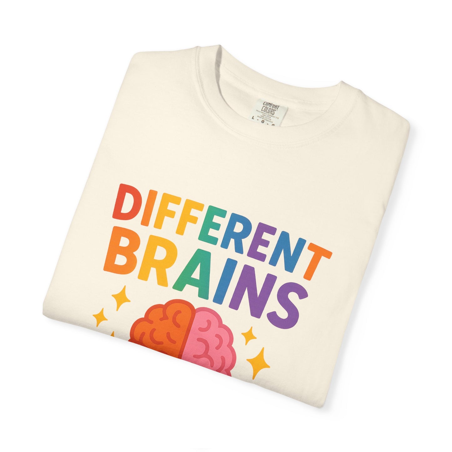 Inclusive Brain Power T-Shirt | Celebrate Diversity, Unisex Tee, Gift for Teachers, Special Education Gift, Brain Awareness, Mental Health