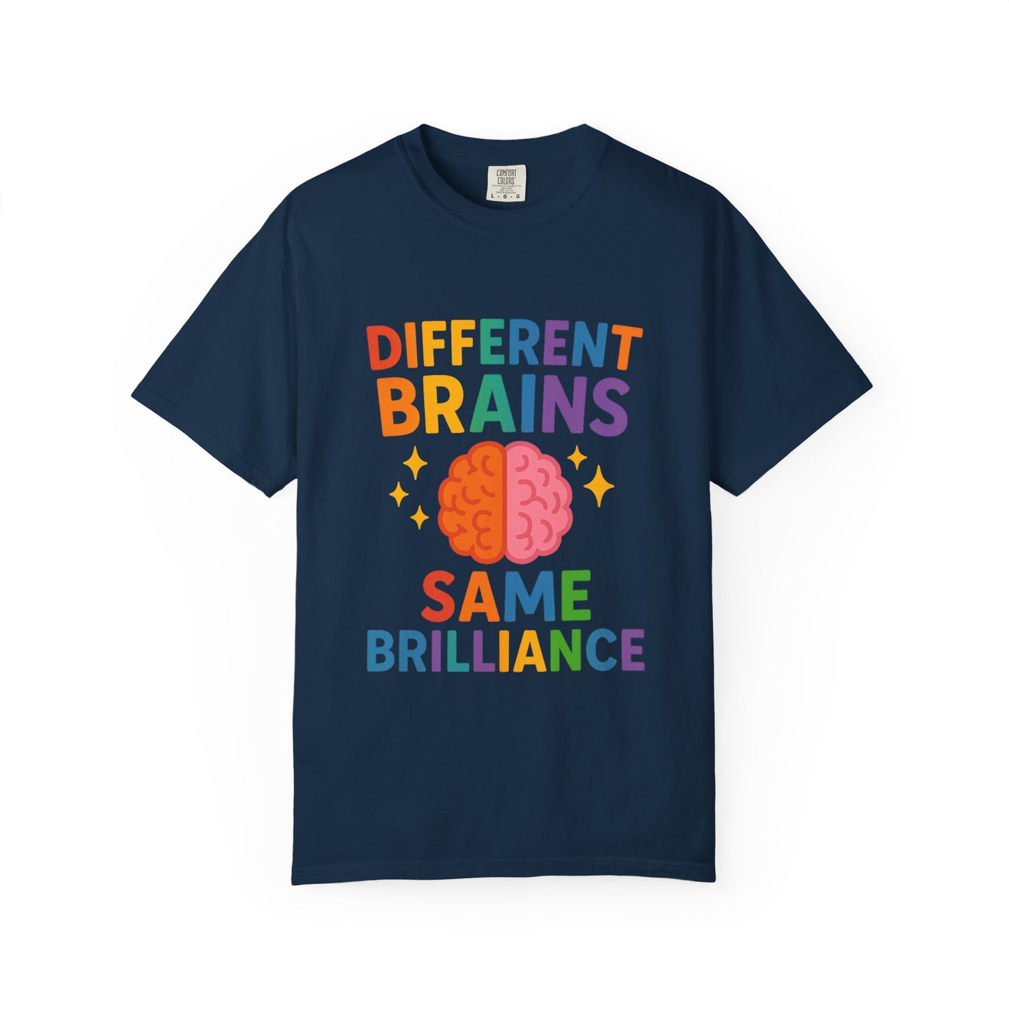 Inclusive Brain Power T-Shirt | Celebrate Diversity, Unisex Tee, Gift for Teachers, Special Education Gift, Brain Awareness, Mental Health