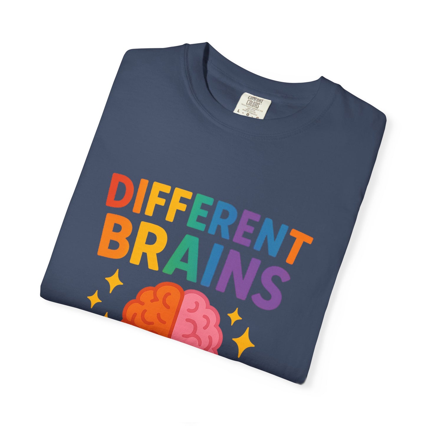 Inclusive Brain Power T-Shirt | Celebrate Diversity, Unisex Tee, Gift for Teachers, Special Education Gift, Brain Awareness, Mental Health