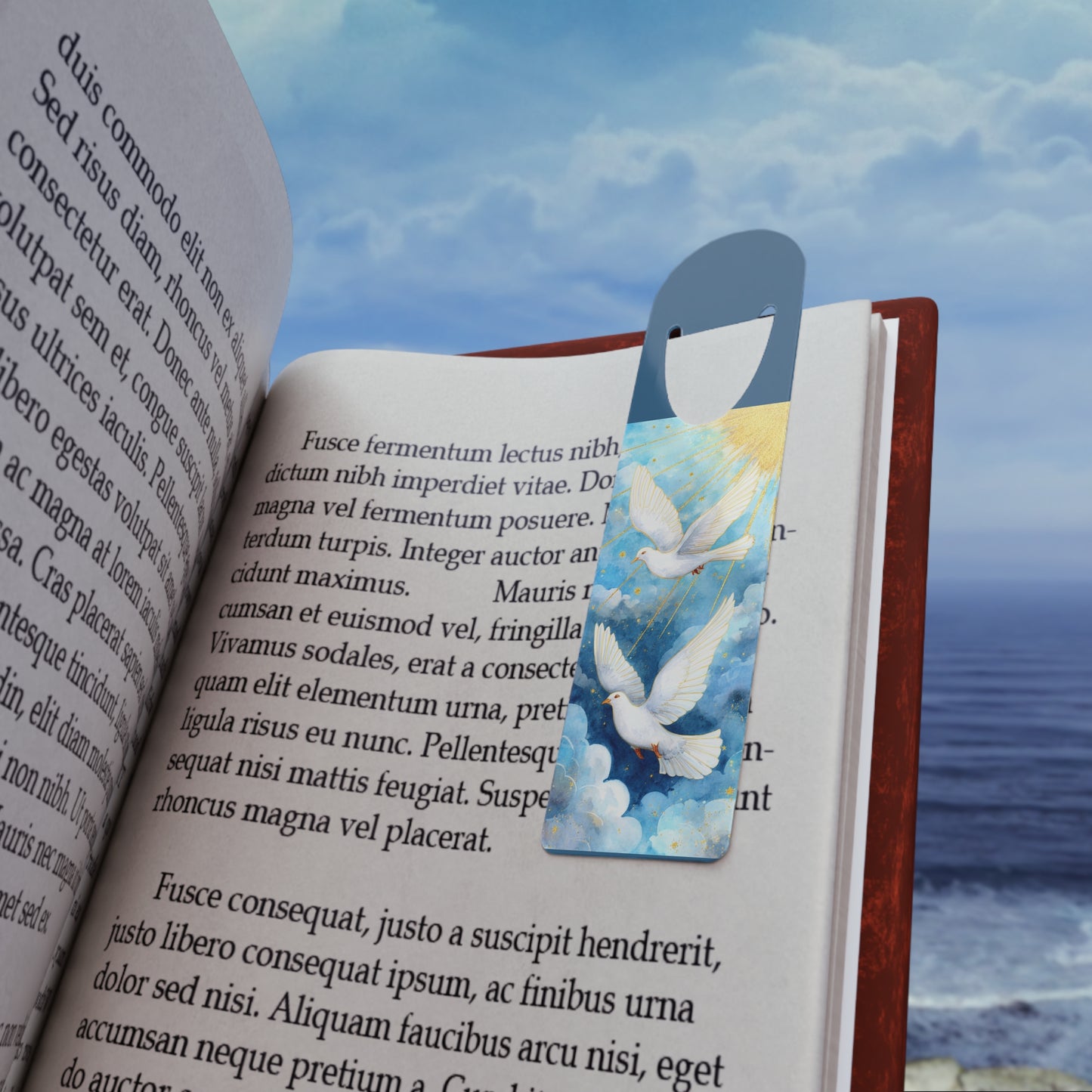 Biblical Dove Bookmark, Inspirational Gift for Book Lovers, Reading Accessory, Thoughtful Gift for Graduations, Weddings,