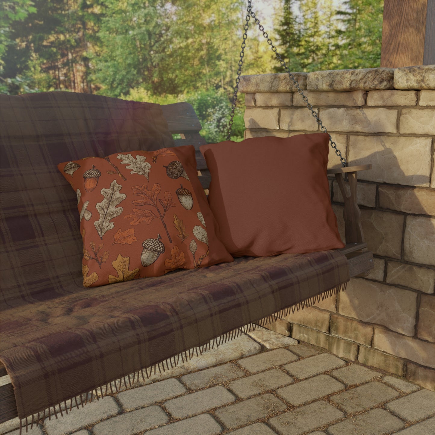 Autumn Outdoor Pillows, Cozy Fall Decor, Patio Cushion Covers, Thanksgiving Home Accents, Farmhouse Throw Pillows, Seasonal Garden Decor