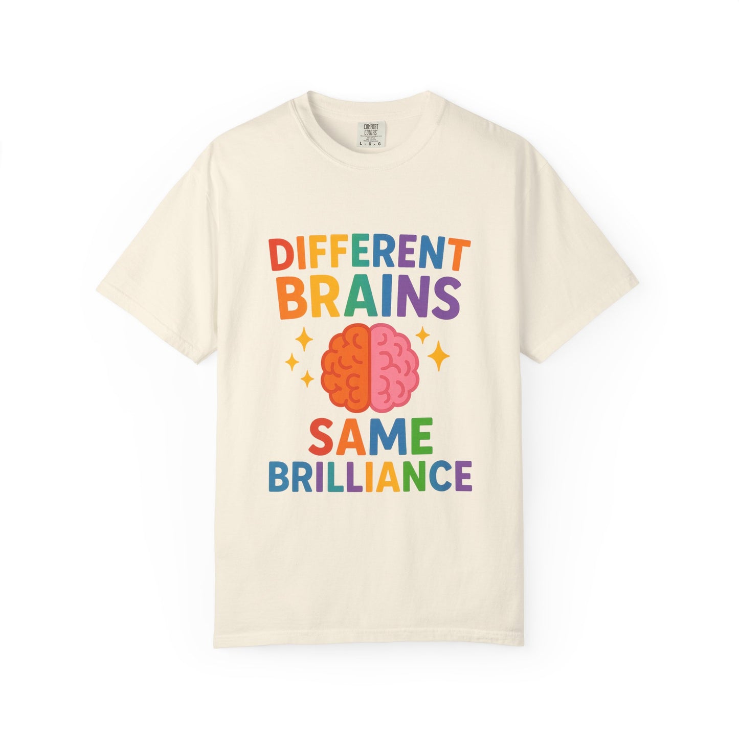 Inclusive Brain Power T-Shirt | Celebrate Diversity, Unisex Tee, Gift for Teachers, Special Education Gift, Brain Awareness, Mental Health