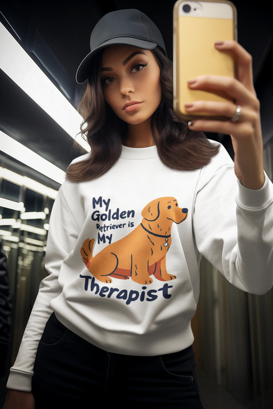 Golden Retriever Unisex Sweatshirt - Cozy Dog Lover Crewneck