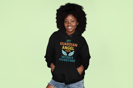 My Guardian Angel Works Overtime Unisex Hooded Long Sleeve Tee, Casual Gift for Friends and Family, Perfect for Birthdays, Everyday [...]