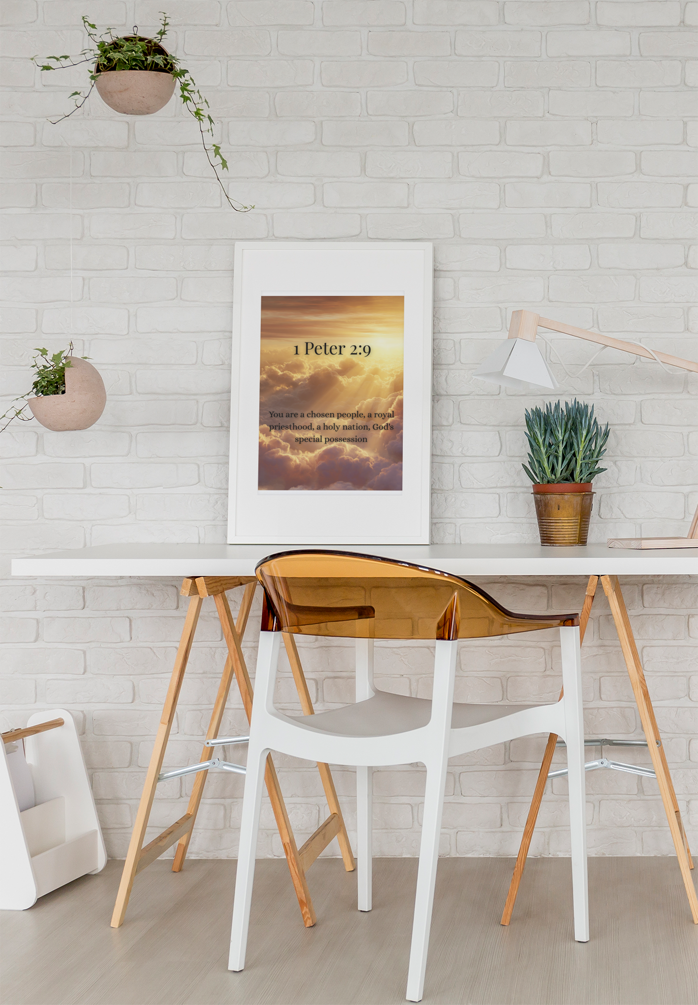 Faith 1 Peter 2:9 Matte Vertical Posters | Uplifting Wall Art, Bible Quote Decor, Spiritual Home Accessory, Motivational Gift