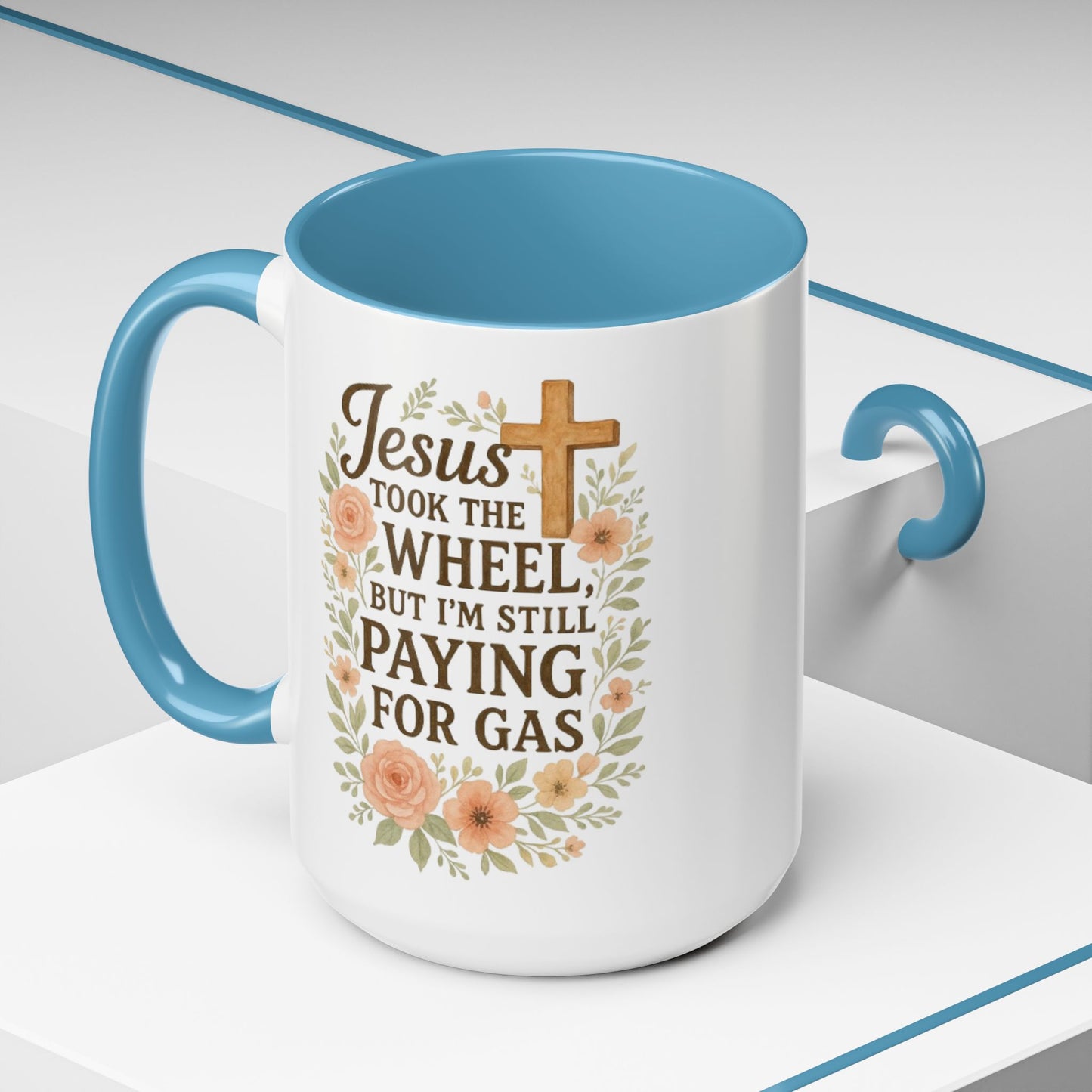 Floral Inspirational Coffee Mug, Gift for Friends, Christian Mug, Bible Verse Mug, Home Decor, Encouragement Gift