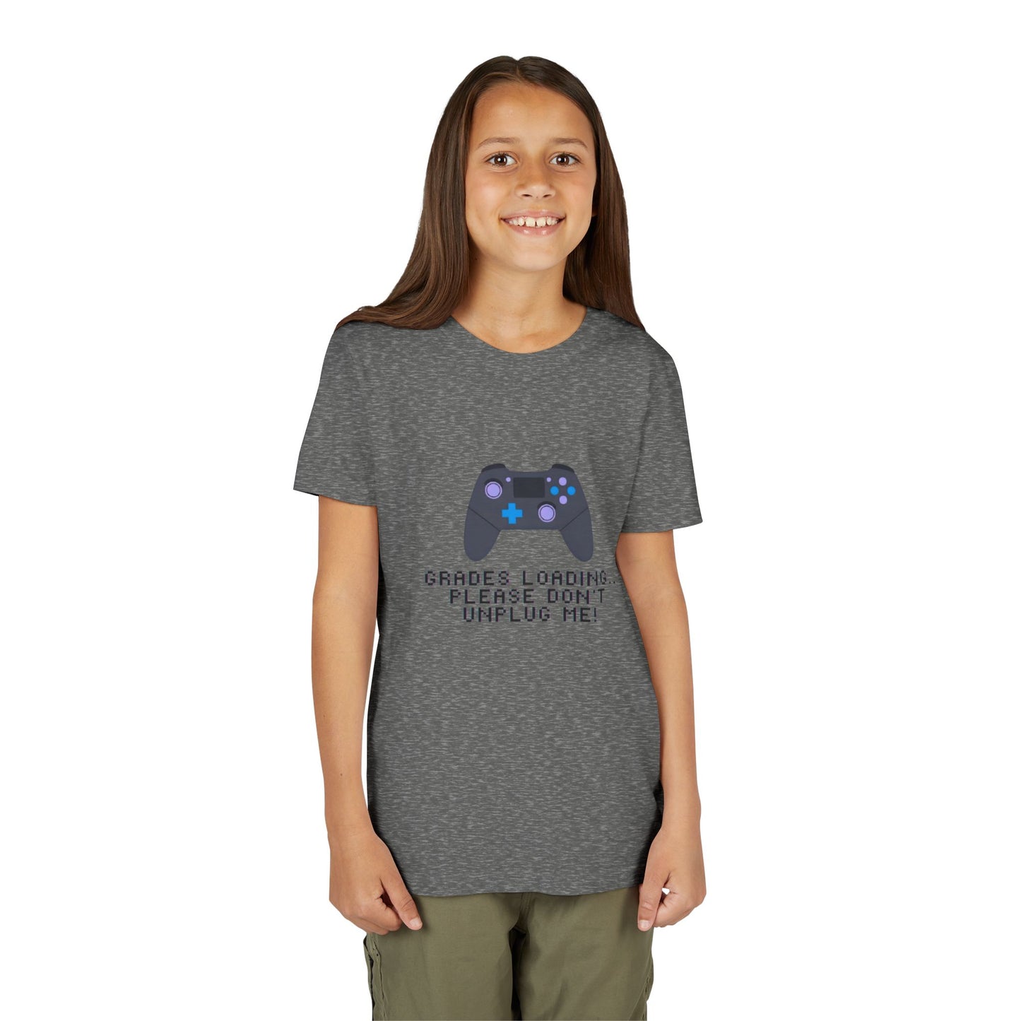 Gaming Grades Youth Tee, Cool Gamer Shirt, Funny Kids T-Shirt, Gift for Gamers, Back to School Tee, Video Game Lover's Apparel